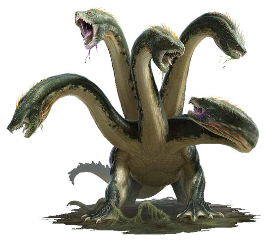 The Venom Maw Hydra in Kobold Press' Creature Codex